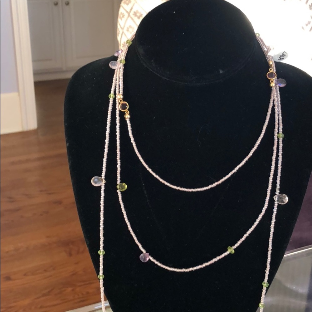 Amethyst necklace new with tags
